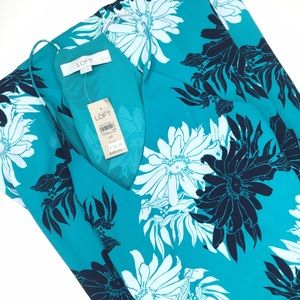 Loft Flower Maxi Dress