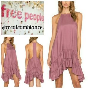 Free People Ruffle Slip Dress