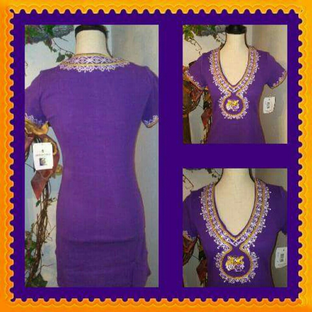 LSU TIGER MEDALLION DRESS - Picture 2 of 2