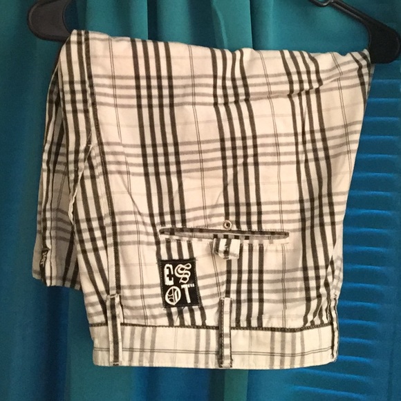 Men's plaid shorts