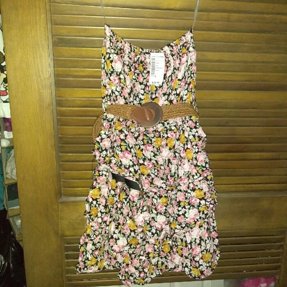 Floral tube dress