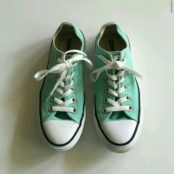 Mint Green Converse All Star Sneakers