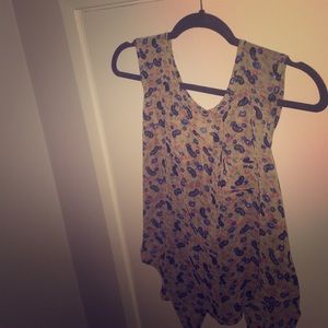 LOVECULTURE crop top with openings in back!  SizeS