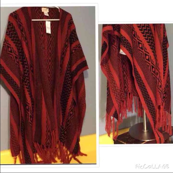 NWT PacSun Shawl Sweater Poncho