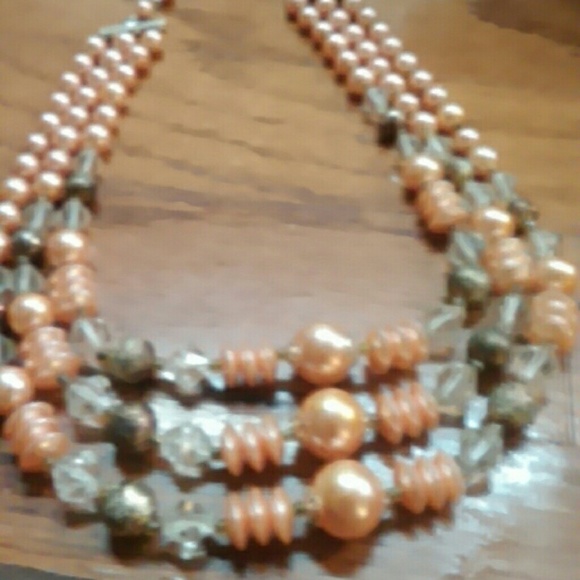 Vtg Japan signed necklace