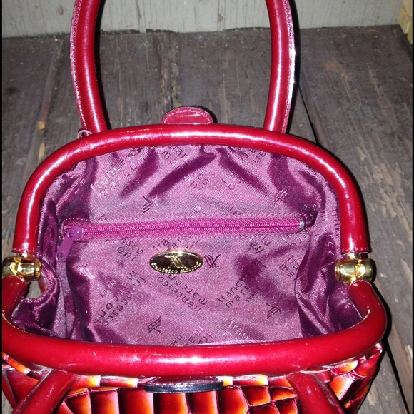 Francesco Marconi | Bags | Francesco Marconi Genuine Leather Printed ...