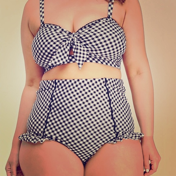Gingham Print Bikini