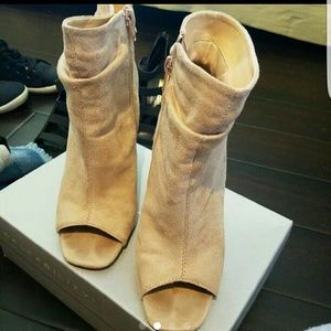 Misguided Peep Toe Slide Bootie *SALE*