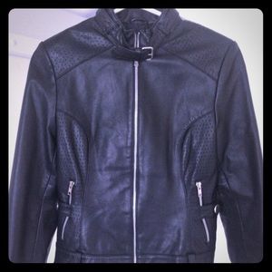 NWT Top Shop black leather jacket
