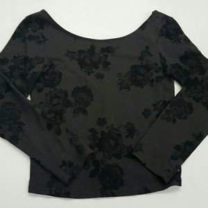 NWT American Eagle floral crop top