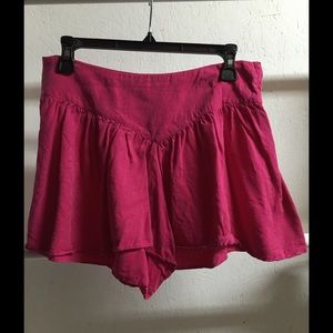 Pink flows Zara shorts
