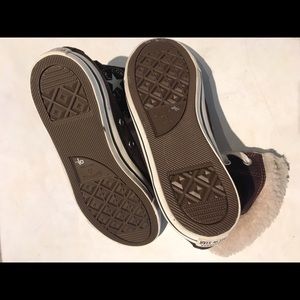 Converse Shoes - Converse All Star High Top Fuzzy Bootie Sneakers Converse Shoes - Converse All Star High Top Fuzzy Bootie Sneakers