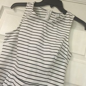 Old Navy Dresses - Black and White Knee length Striped Dress Old Navy Dresses - Black and White Knee length Striped Dress