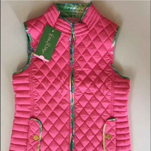 NWT Lilly Pulitzer Lucy pink vest size 6/7 medium
