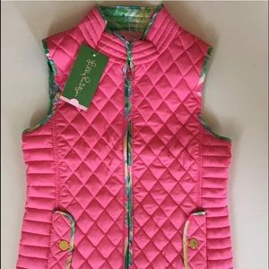 NWT Lilly Pulitzer Lucy pink vest size 6/7 medium