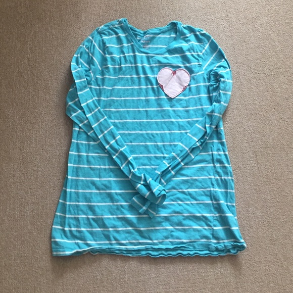 Striped Tee with Heart