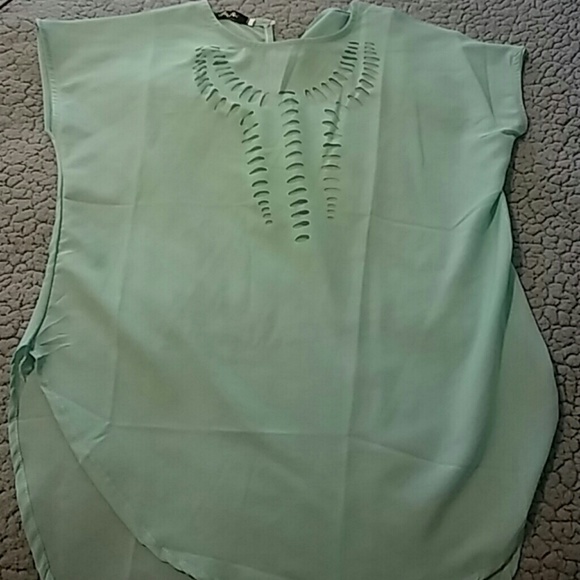 Turquoise shirt