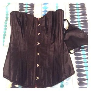 NWOT Black Corset/Bustier