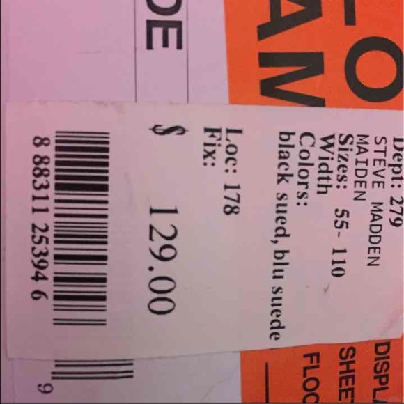 Steve Madden Royal Blue Lace Up Heels - Picture 4 of 4