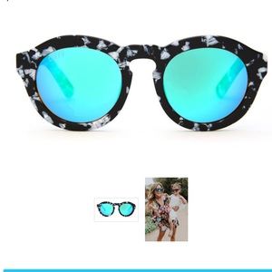 Black & White Dime DIFF sunglasses