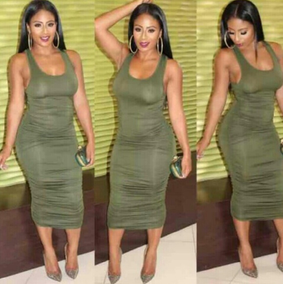 Nwt Bodycon Midi Dress sz.L