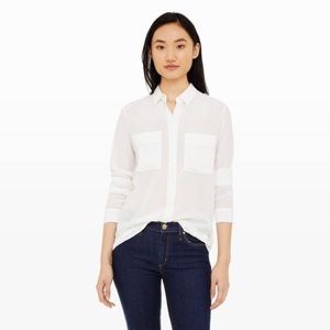 Club Monaco Kathryn Silk shirt size XS