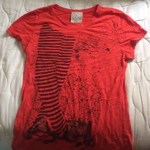 💥 Orange Striped Tights Top 💥