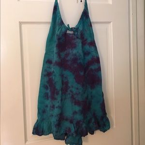 Tie dyed halter top