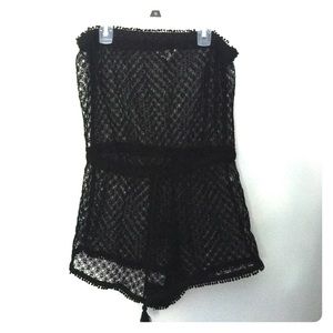 Swim cover up romper