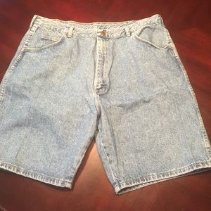 Men's blue jean shorts