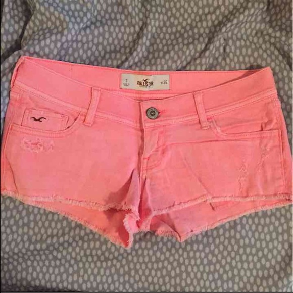 Hollister neon shorts