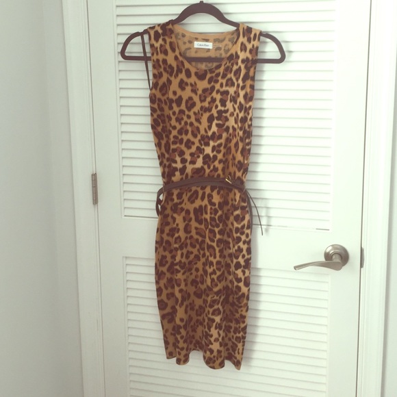Leopard print dress