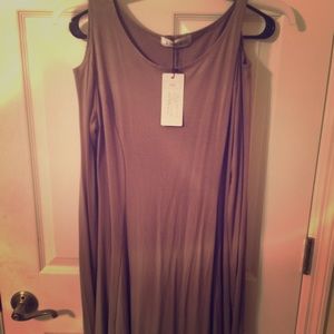 Long sleeve with shoulders out dress