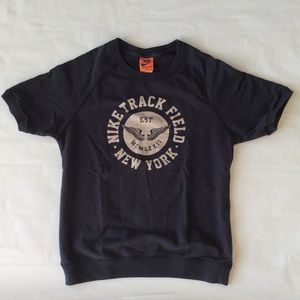 Nike short sleeve sweatshirt
