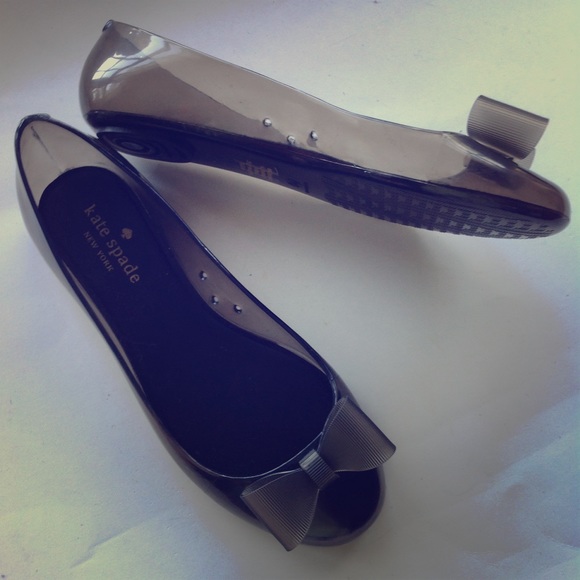 kate spade Shoes - SOLD🌸NEW KATE SPADE rain jelly shoe ballet flat 9