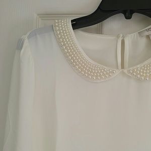 Off white LOFT blouse