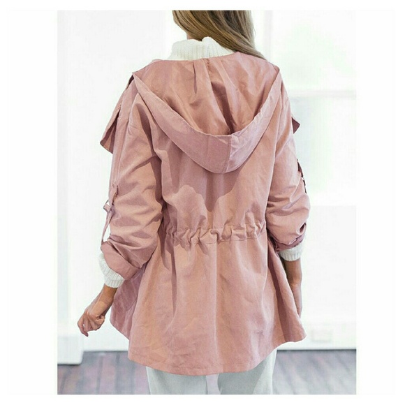🌹🌹🌹 Dusty Rose Layering Parka 🌹🌹🌹 - Picture 3 of 4