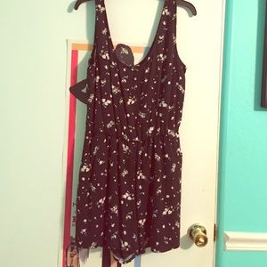 LC Lauren Conrad floral romper