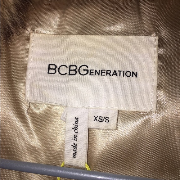 *SOLD* BCBG fur vest - Picture 2 of 3