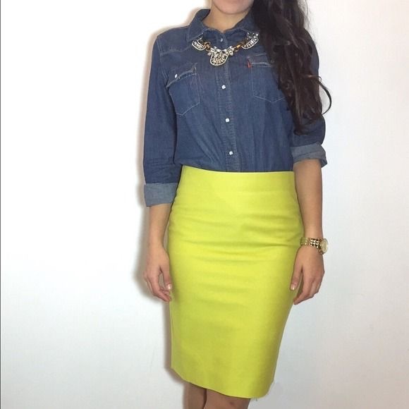 ⚡️SALE PRICE $10⚡️J.Crew Neon Skirt