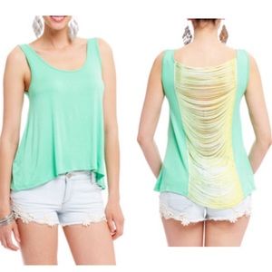 2b bebe Ombré Sleeveless Tank