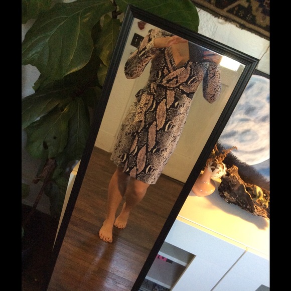 DVF Silk Jersey Wrap Dress