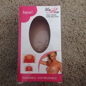 Strapless adhesive bra