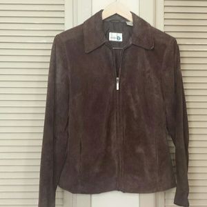 Tapered Brown Suede Blazer/Jacket