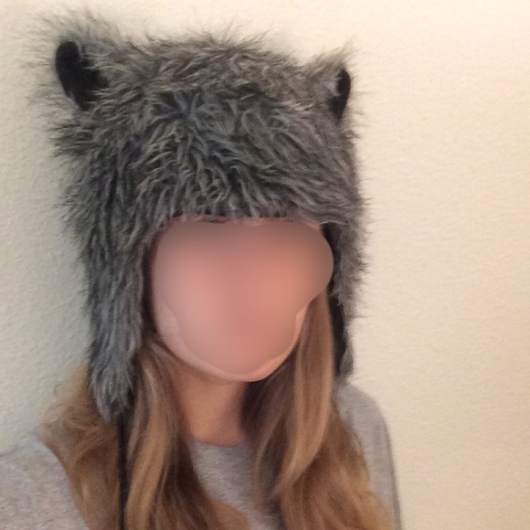 Hot topic furry wolf hat