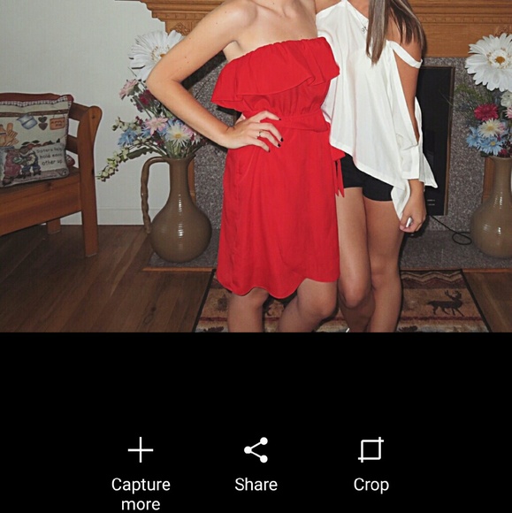 Red dress