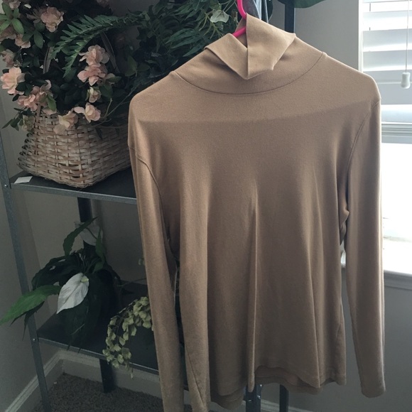 talbots nude turtle neck
