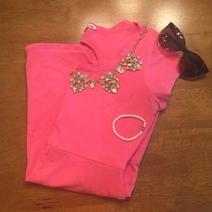 ❗️SALE❗️🎀 Adorable Pink Cutout Back Slater Dress
