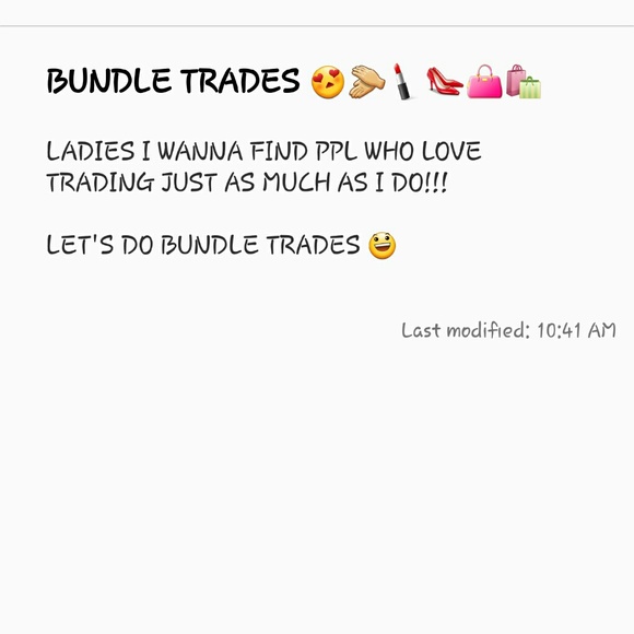 BUNDLE TRADES