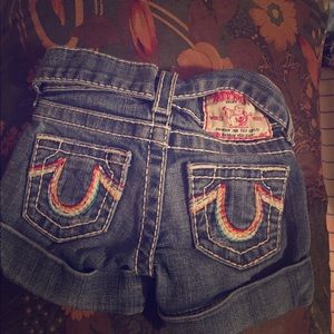 Authentic * TRUE RELIGION * toddler shorts size 3